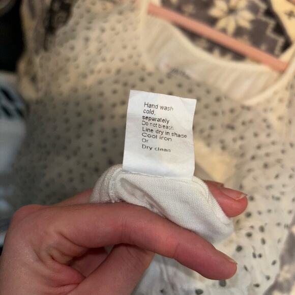 Luisa Ricci Made in Italy 100% Silk Polka Dot Ruffle Sleeve Blouse Size Small - Picture 7 of 11